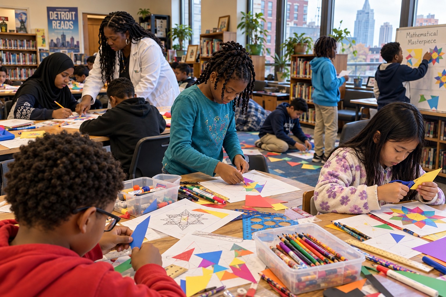 Design a mathematical masterpiece hands-on activity